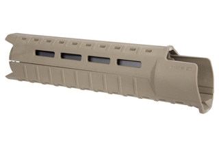 Magpul MOE Slim Line Handguard Mid-Length Flat Dark Earth features M-LOK slots